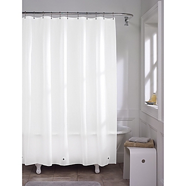 Simply Essential&trade; 70-Inch x 72-Inch Heavyweight PEVA Shower Curtain Liner in White. View a larger version of this product image.