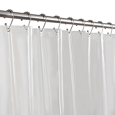Simply Essential&trade; 70-Inch x 72-Inch Heavyweight PEVA Shower Curtain Liner in Clear. View a larger version of this product image.