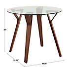 Alternate image 2 for LumiSource&reg; Folia Round Dining Table in Walnut