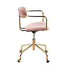 Alternate image 6 for LumiSource&reg; Demi Office Chair in Pink/Gold