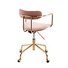 Alternate image 7 for LumiSource&reg; Demi Office Chair in Pink/Gold