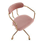 Alternate image 3 for LumiSource&reg; Demi Office Chair in Pink/Gold