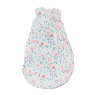 Loulou Lollipop Bluebell Muslin Sleeveless Wearable Blanket. View a larger version of this product image.