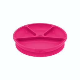 green sprouts® Silicone Learning Plate in Pink