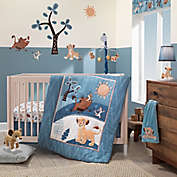Lambs & Ivy&reg; Lion King Adventure 3-Piece Crib Bedding Set in Blue/Brown