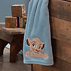 Alternate image 4 for Lambs &amp; Ivy&reg; Lion King Adventure Baby Blanket in Blue/Brown
