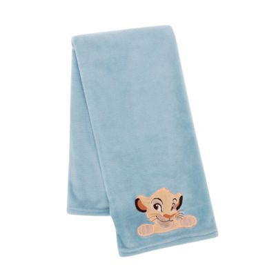 Lambs &amp; Ivy&reg; Lion King Adventure Baby Blanket in Blue/Brown