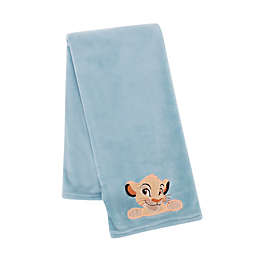 Lambs & Ivy® Lion King Adventure Baby Blanket in Blue/Brown