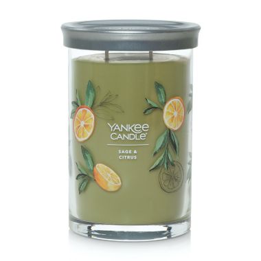 Yankee Candle&reg; Sage &amp; Citrus Signature Collection 20 oz. Large Tumbler Candle. View a larger version of this product image.