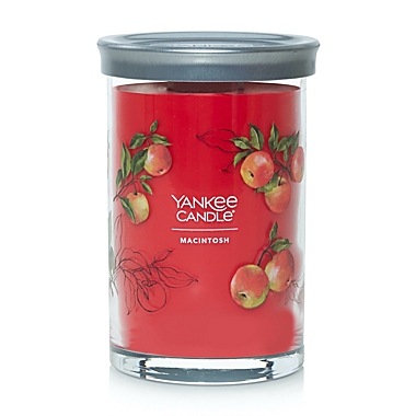 Yankee Candle&reg; Macintosh Signature Collection 20 oz. Large Tumbler Candle. View a larger version of this product image.
