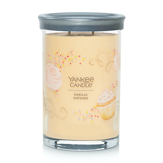 Alternate image 1 for Yankee Candle Vanilla Cupcake Signature Collection 20 oz. Large Tumbler Candle