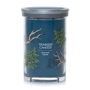 Yankee Candle&reg; Bayside Cedar Signature Collection 20 oz. Large Tumbler Candle. View a larger version of this product image.