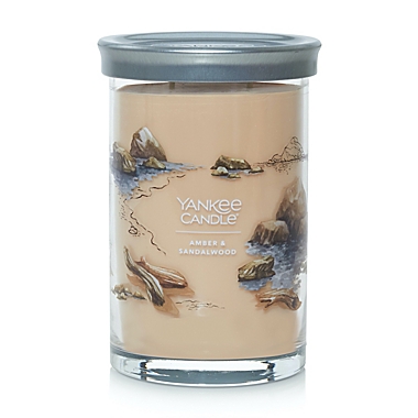 Yankee Candle&reg; Amber &amp; Sandalwood Signature Collection 20 oz. Large Tumbler Candle. View a larger version of this product image.