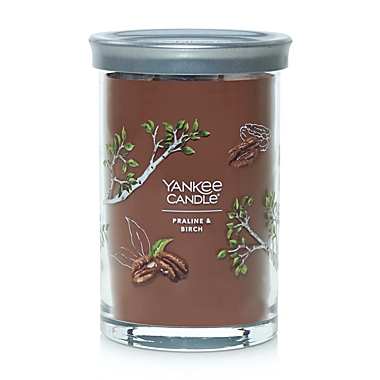 Yankee Candle&reg; Praline &amp; Birch Signature Collection 20 oz. Large Tumbler Candle. View a larger version of this product image.