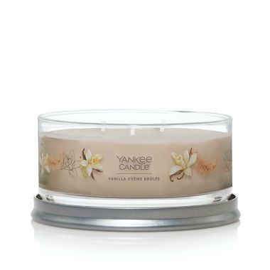 Yankee Candle&reg; Vanilla Creme Brulee Signature Collection 5-Wick Tumbler 12 oz. Candle. View a larger version of this product image.