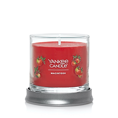 Yankee Candle&reg; Macintosh Signature Collection Small Tumbler 4.3 oz. Candle. View a larger version of this product image.