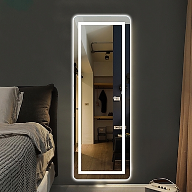 Neutype 64-Inch x 21-Inch Full-Length Lighted Makeup Mirror with Dimmer. View a larger version of this product image.
