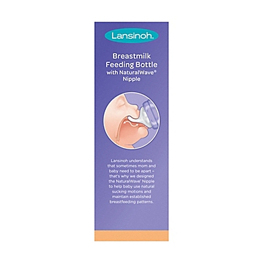 Lansinoh&reg; Momma&reg; Bottle with NaturalWave&trade; Nipple. View a larger version of this product image.