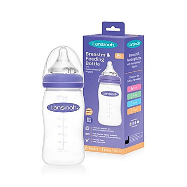 Lansinoh&reg; Momma&reg; Bottle with NaturalWave&trade; Nipple. View a larger version of this product image.