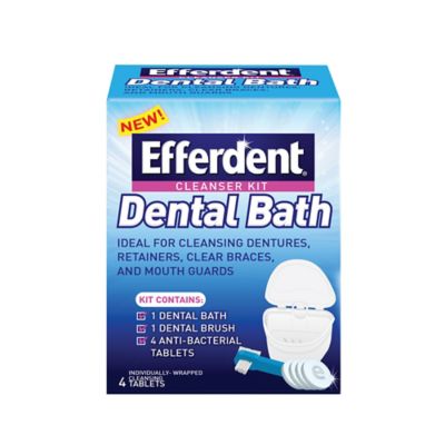 Efferdent&reg; 4-Count Dental Bath Kit