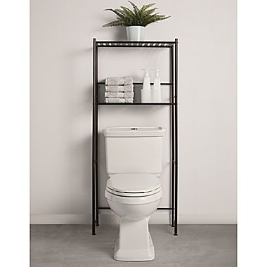 Simply Essential&trade; Over-the-Toilet Bathroom Space Saver in Oil-Rubbed Bronze. View a larger version of this product image.