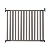 KidCo&reg; Safeway&reg; Angle Mount Bamboo Safety Gate in Grey