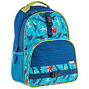 Stephen Joseph&reg; Shark Print Backpack in Blue