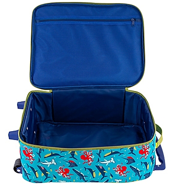 Stephen Joseph&reg; Shark Rolling Luggage in Blue. View a larger version of this product image.