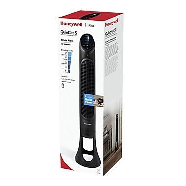 Honeywell 5-Speed Tower Fan in Black. View a larger version of this product image.