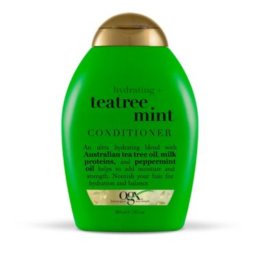 OGX&reg; 13 fl. oz. Teatree Mint Hydrating Conditioner. View a larger version of this product image.