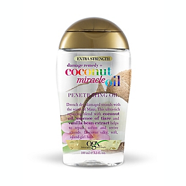 OGX&reg; Extra Strength Damage Remedy + Coconut Miracle Penetrating Oil. View a larger version of this product image.