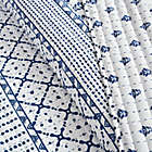 Alternate image 3 for Lush D&eacute;cor Monique Stripe King 3-Piece Reversible Quilt Set in Navy/White