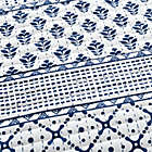 Alternate image 4 for Lush D&eacute;cor Monique Stripe Full/Queen 3-Piece Reversible Quilt Set in Navy/White