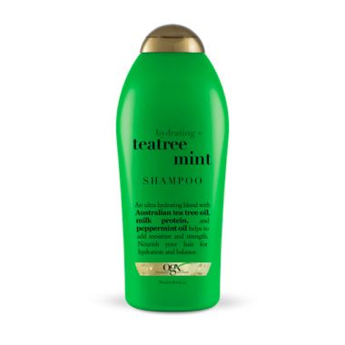 OGX&reg; Hydrating + Teatree Mint Shampoo. View a larger version of this product image.