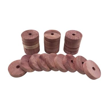 Squared Away&trade; Cedar Hanger Rings (Set of 24). View a larger version of this product image.