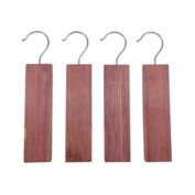 Squared Away&trade; Cedar Closet Hang Ups (Set of 4)