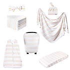 Alternate image 8 for Copper Pearl&trade; Piper Knit Swaddle Blanket in White