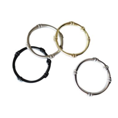 Nestwell&trade; Metal O-Ring Shower Hooks in Brass (Set of 12). View a larger version of this product image.