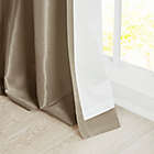 Alternate image 4 for Madison Park&reg; Emilia 84-Inch Twist Tab Total Blackout Curtain Panel in Pewter (Single)