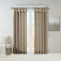 Madison Park® Emilia 84-Inch Twist Tab Total Blackout Curtain Panel in Pewter (Single)