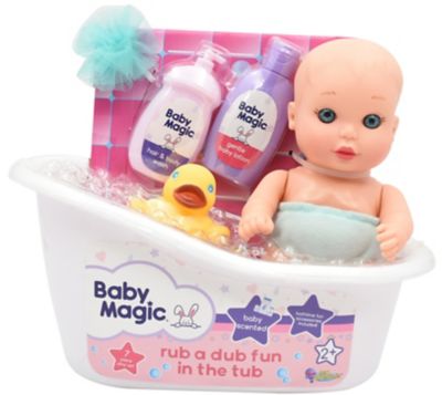 Baby Magic&reg; Rub a Dub Fun in the Tub 7-Piece Doll Set