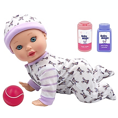 Dollhouse Crawling Baby Doll-Pink 