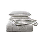 Alternate image 3 for UGG&reg; Classic Sherpa 3-Piece King Comforter Set in Oatmeal Melange