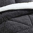 Alternate image 4 for UGG&reg; Classic Sherpa 2-Piece Twin/Twin XL Comforter Set in Off-Black Melange