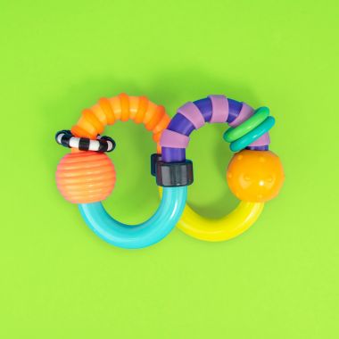 Sassy&reg; Twist-a-Roo Rattle. View a larger version of this product image.
