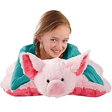 Pillow Pets&reg; Bubble Gum Piggy Pillow Pet. View a larger version of this product image.