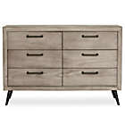 Alternate image 0 for evolur&trade; Stilnovo 6-Drawer Double Dresser in Oak Grey