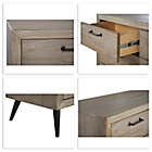 Alternate image 1 for evolur&trade; Stilnovo 6-Drawer Double Dresser in Oak Grey