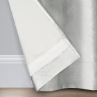 Alternate image 4 for O&O by Olivia & Oliver&trade; 63-Inch Luster Velvet Curtain Panel in Silver (Single)