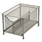 Alternate image 4 for Squared Away&trade; Large Metal Mesh Cabinet Drawer in Nickel